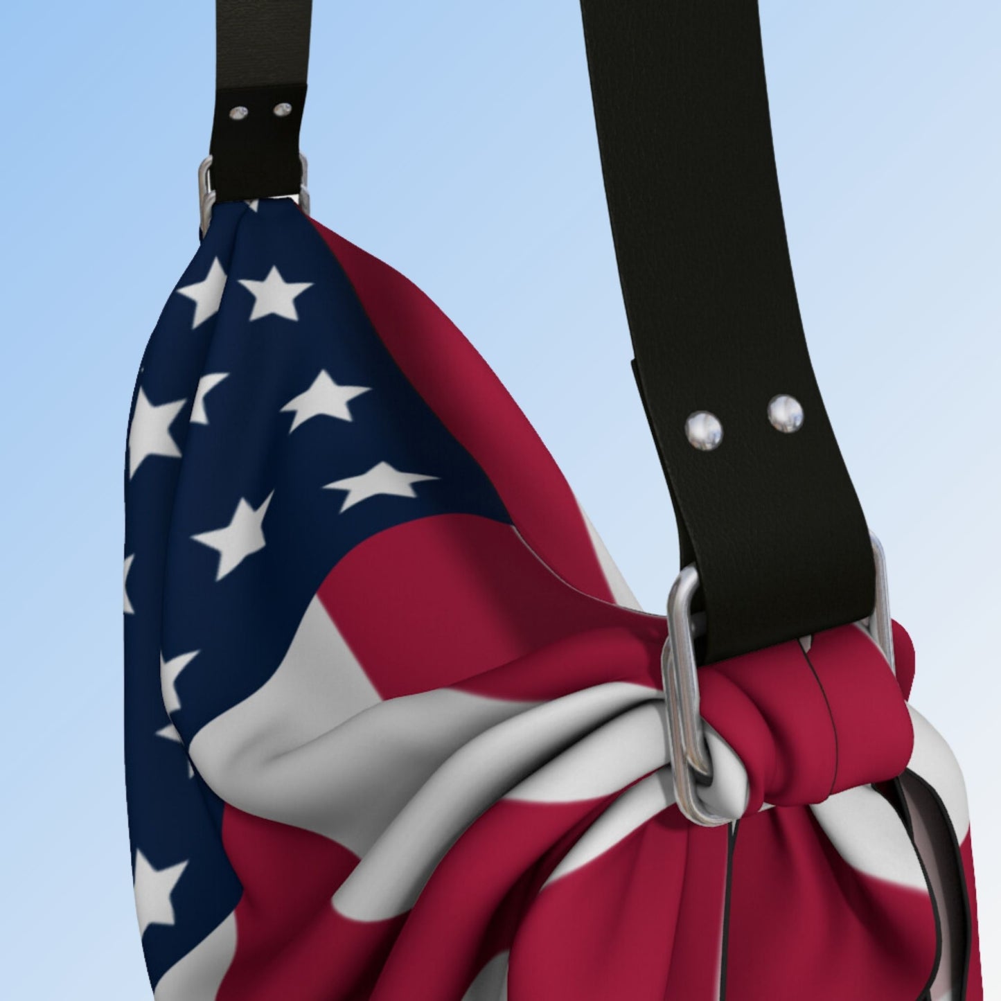Origami Cloth Imitation USA Flag Tote Bag