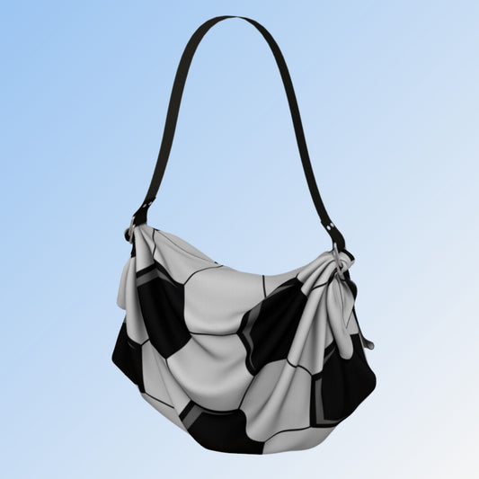 Origami Cloth Soccer Ball Pattern Tote Bag