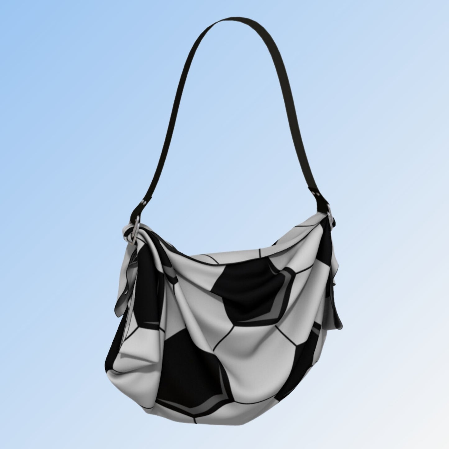 Origami Cloth Soccer Ball Pattern Tote Bag